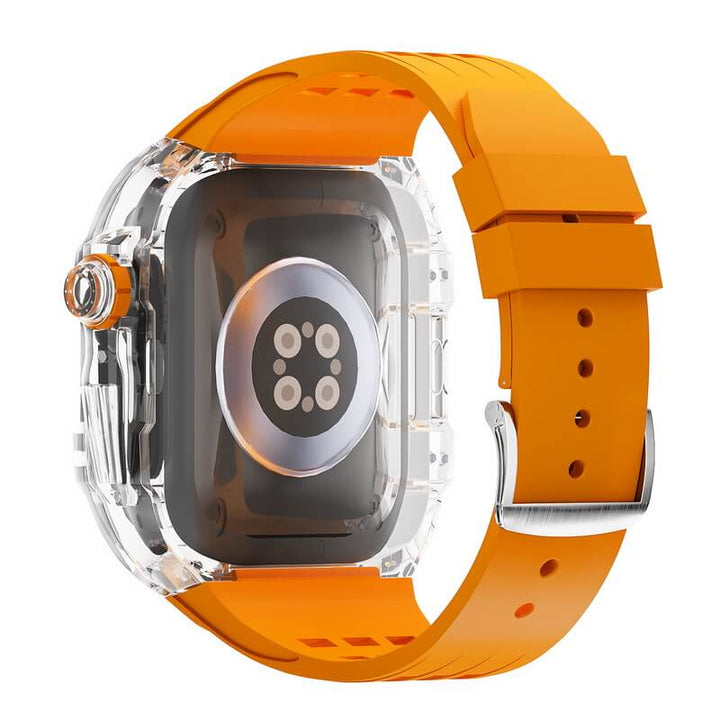 Awesome Transparent Apple Watch Case for 45mm