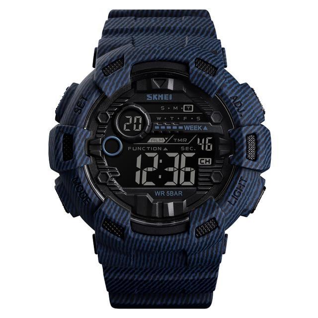 SKMEI 1472 Fashion Sport Watch for Men w/ Alarm & Week Display