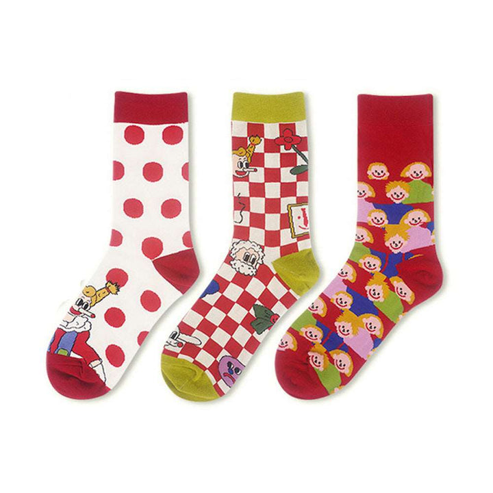 Himiyako Fun Socks for Women w/ Namiya General Store Cartoon Patterns DMS802