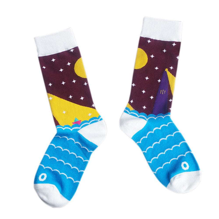 Himiyako Cute Funny Socks w/ Japanese Anime Patterns DMH18FW04