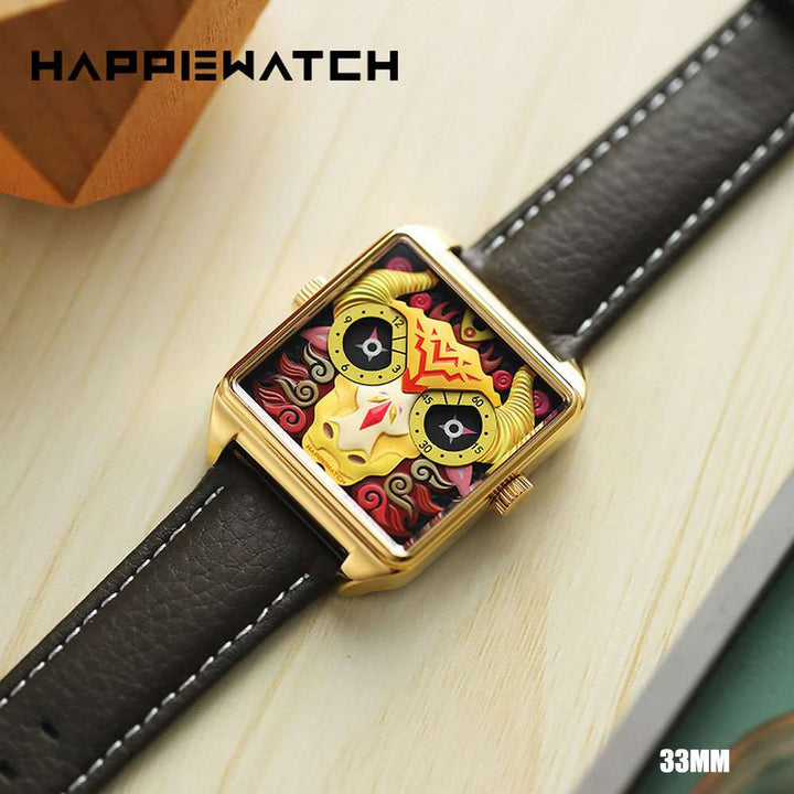 HAPPIEWATCH Sacred Cow Square Watch