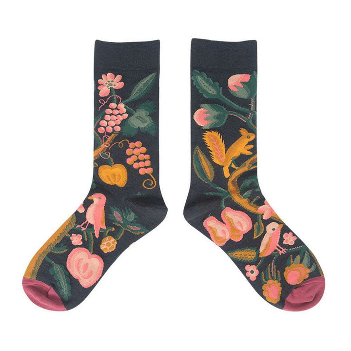 Himiyako Novelty Socks w/ Abstract Painting Patterns BM902