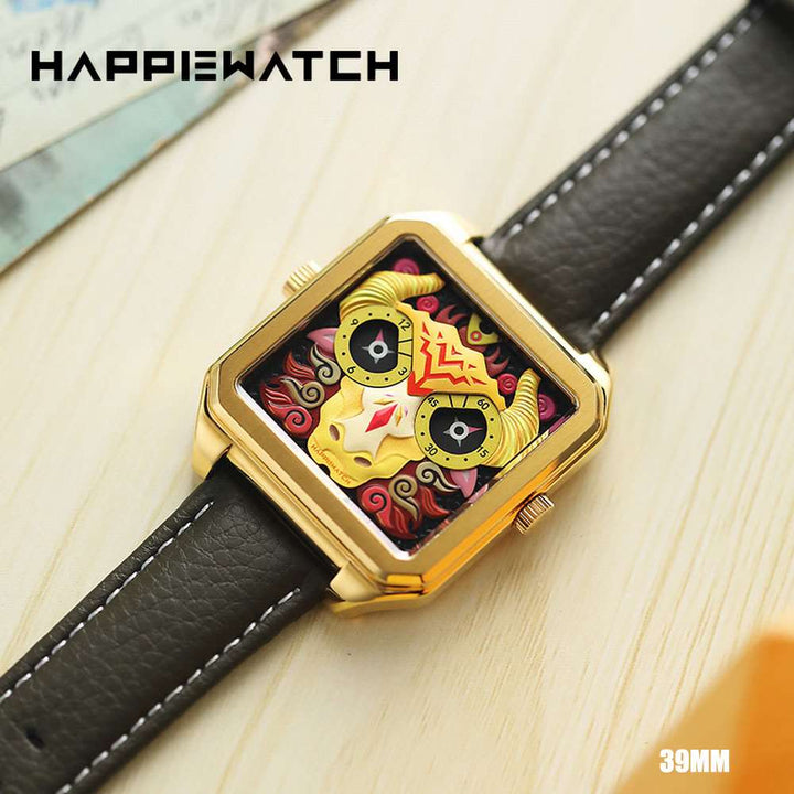 HAPPIEWATCH Sacred Cow Square Watch