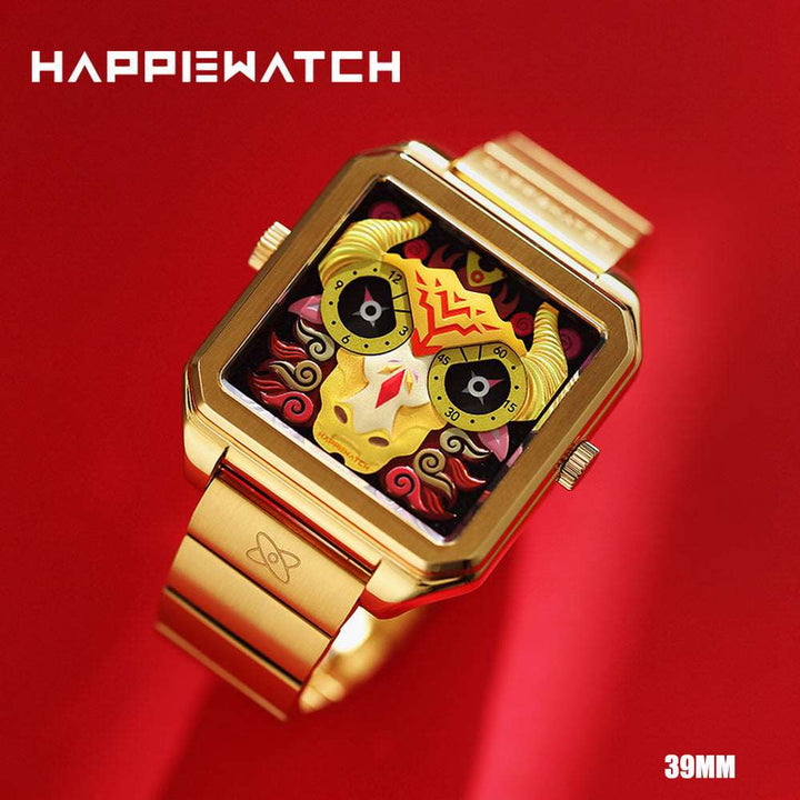 HAPPIEWATCH Sacred Cow Square Watch