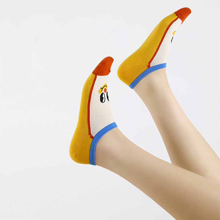 Beligogo Cartoon Clown Low Cut  Socks