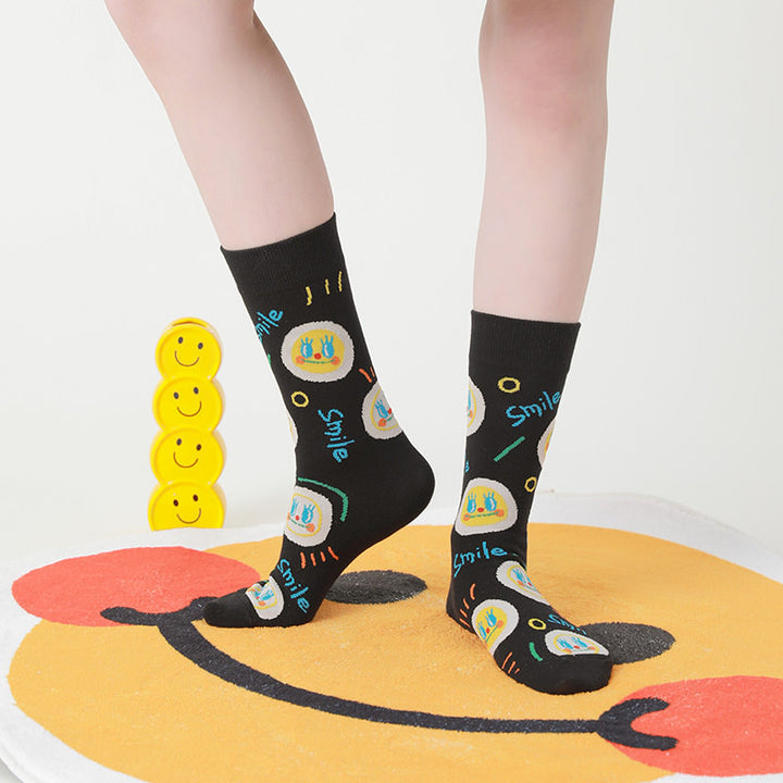 Beligogo Enchanting 4-Assortment Galactic Cosmic Crew Socks: Breathable, Odor-Resistant, All-Day Comfort
