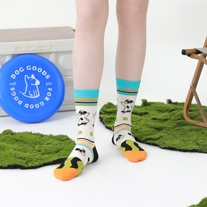 Beligogo Adorable Barkly 5-Pack Cozy Pup Ankle Socks