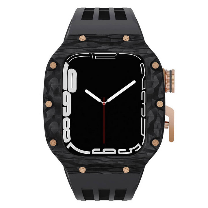 Luxury Carbon Fiber Apple Watch Case 44mm/45mm Suitable