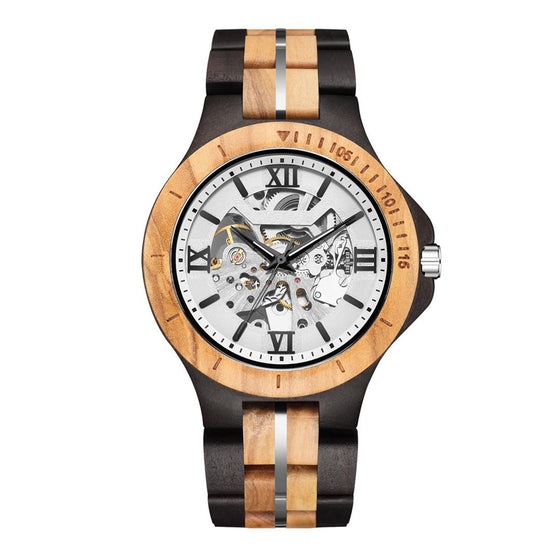 KUNHUANG 1030 Multifunction Wood Watches for Men
