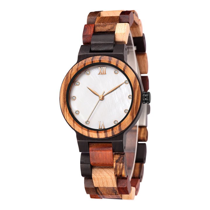 KUNHUANG 1103 Wooden Watches for Women