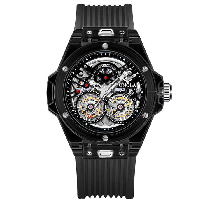 ONOLA Skeleton Transparent Watch with Visible Gears ON3835