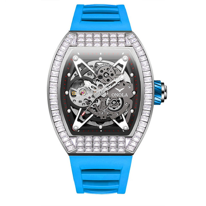 ONOLA Tonneau Watch With Gears Showing ON3838F