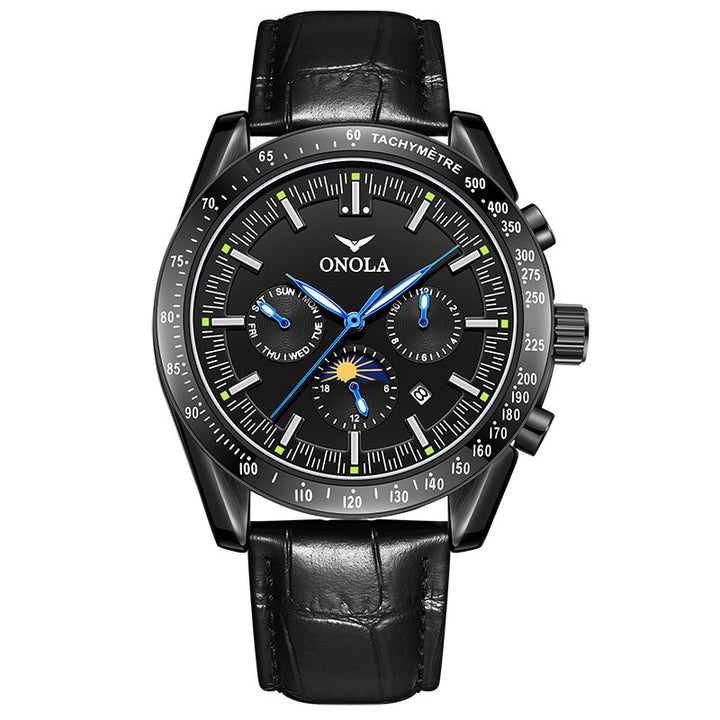 ONOLA  6835 Black Automatic Watch