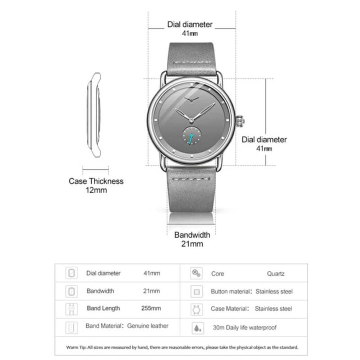 ONOLA Minimalist Watch Waterproof