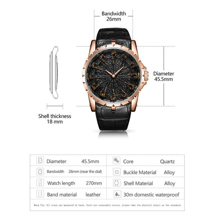 ONOLA 3809 Luxury Vintage Quartz Watch for Men