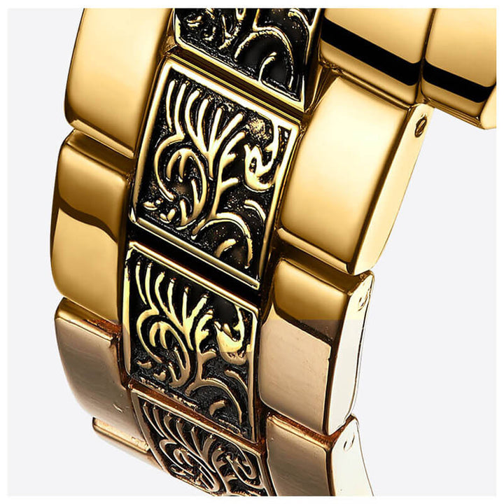 ONOLA 3814  Engraved  Watch Band