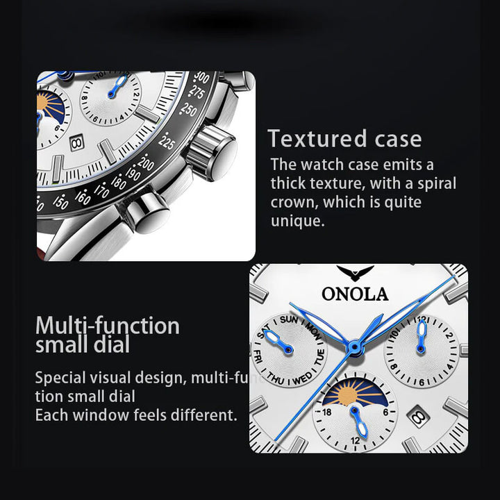 ONOLA 6835 Multi Dial Watch