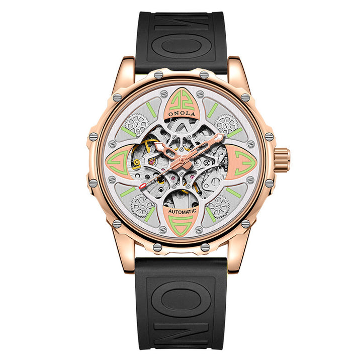 Mechanical Skeleton Watch for Men ONOLA 3833