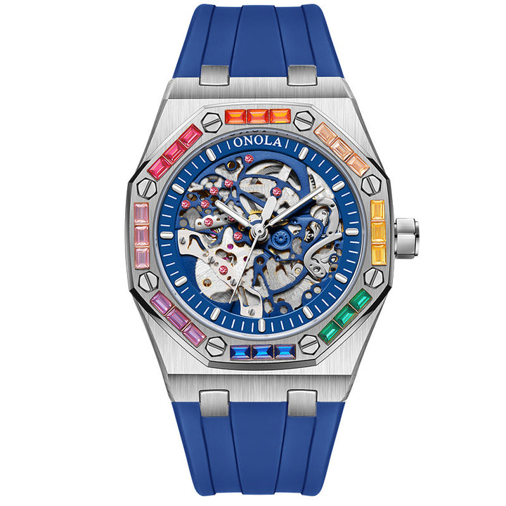 ONOLA Blue Automatic Watch for Men
