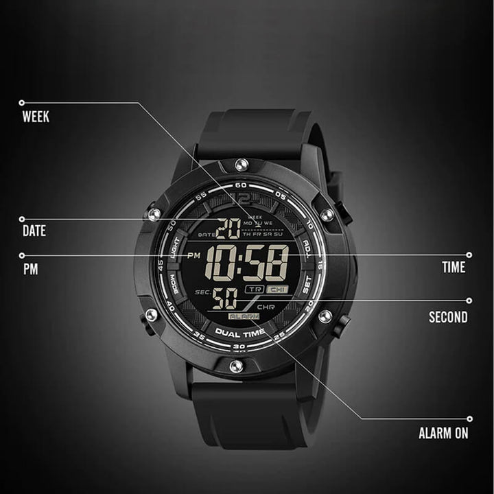 SKMEI 1762 100M Waterproof Sports Watch for Men