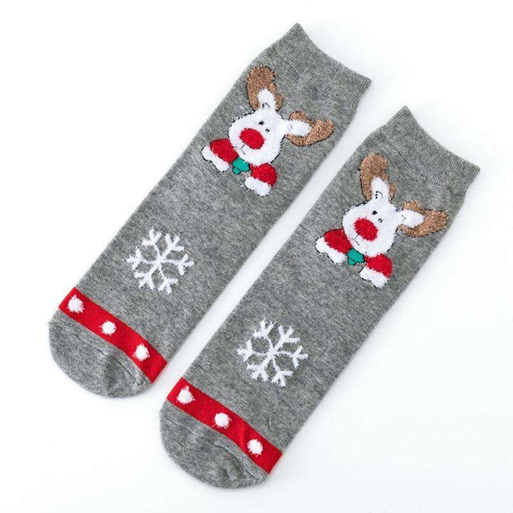 Mox Euro Style Santa Socks Winter Stockings for Unisex - FantaStreet