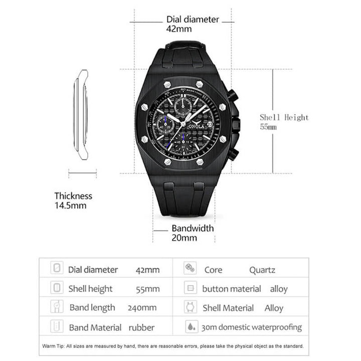 ONOLA 6805 Fashion Quartz Watch
