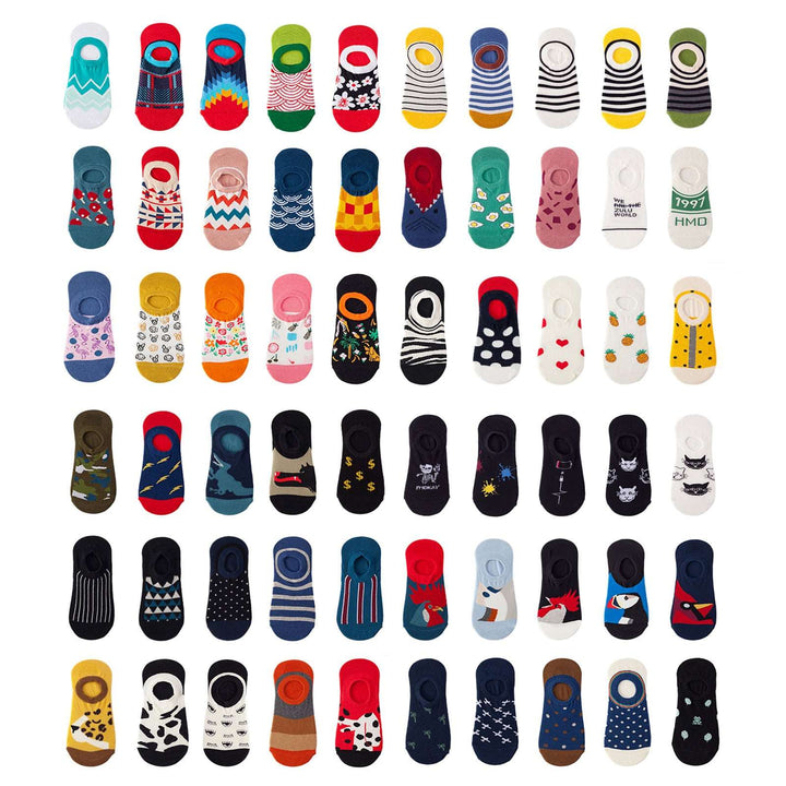 Mox Low Cut Novelty No Show Socks Series for Unisex