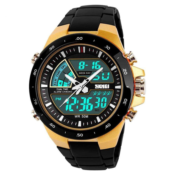SKMEI 1016 Outdoor Sports Wrist Watches w/ Time & Chronograph & Alarm - FantaStreet