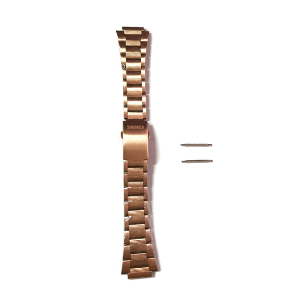 Bracelet de montre en acier inoxydable or rose pour SKMEI 1370