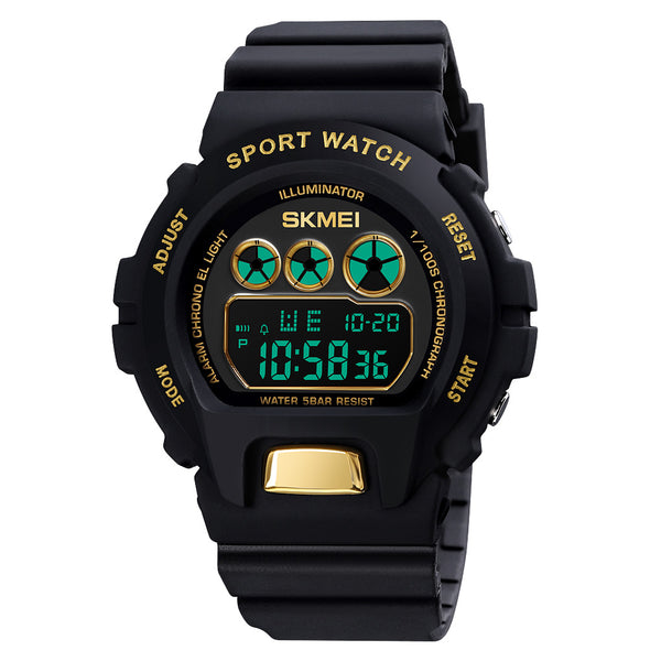 SKMEI 1775 Reloj deportivo digital luminoso con cronómetro