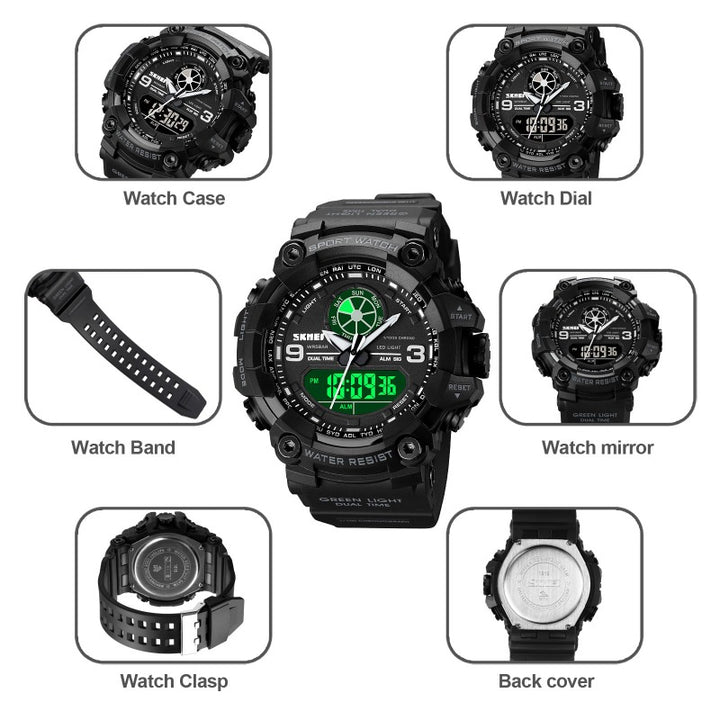 SKMEI 1818 Chronograph Sport Watch Waterproof  50m 