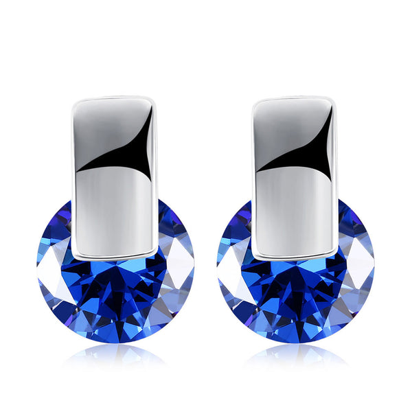 SKMEI LKN050 Boucles d'oreilles bleues pour femmes