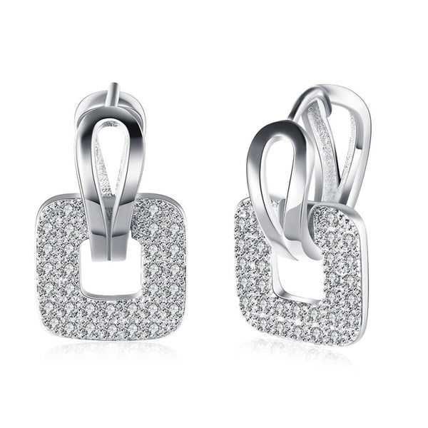 SKMEI LKN040 Square Drop Earrings for Ladies