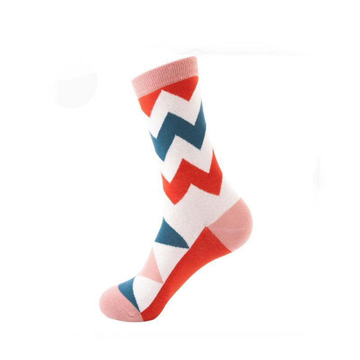 Mox JT Printed Autumn Funny Socks - Multi Color Optional - FantaStreet