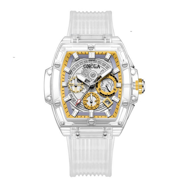 ONOLA Barrel Watch from Transparent Watches for Mens Collection