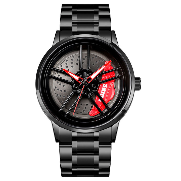 SKMEI 1990 Spinning Car Wheel Watch