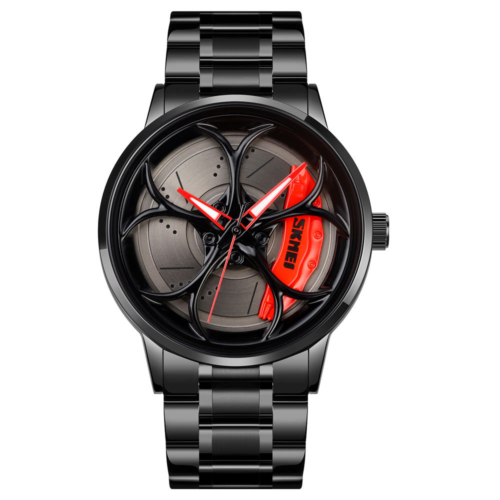 SKMEI 1990 Spinning Car Wheel Watch FantaStreet