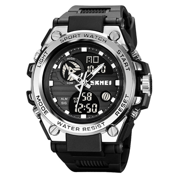 Reloj digital analógico SKMEI 2031 Reloj deportivo resistente al agua hasta 50 m para hombres