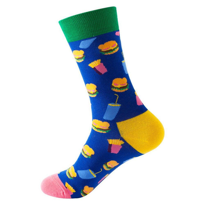 Mox JT Geometric Elements Cotton Cute Socks for Autumn and Winter - FantaStreet