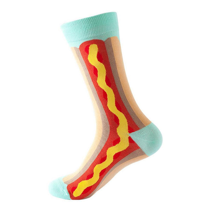 Mox JT Geometric Elements Cotton Cute Socks for Autumn and Winter - FantaStreet