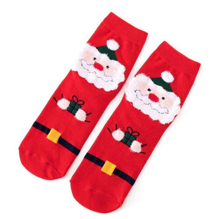 Mox Euro Style Santa Socks Winter Stockings for Unisex - FantaStreet