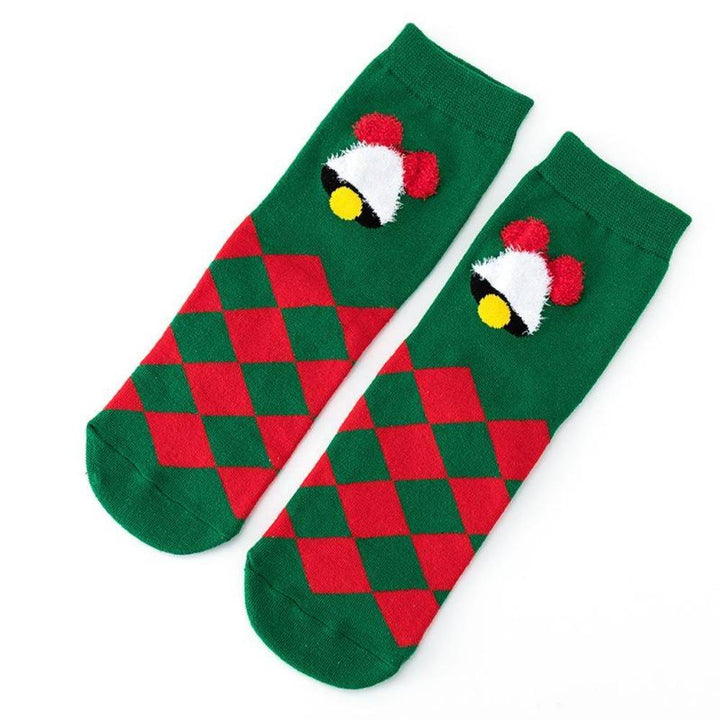 Mox Euro Style Santa Socks Winter Stockings for Unisex - FantaStreet