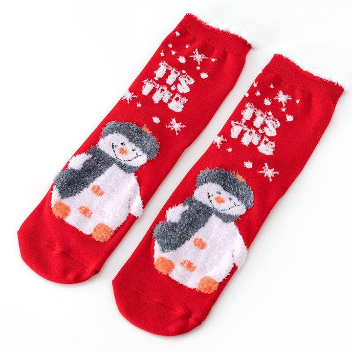 Mox Ins Style Santa Socks Winter Stockings for Unisex - FantaStreet