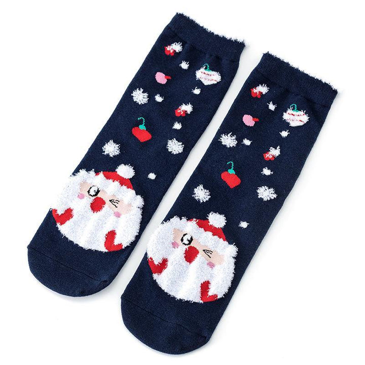 Mox Ins Style Santa Socks Winter Stockings for Unisex - FantaStreet