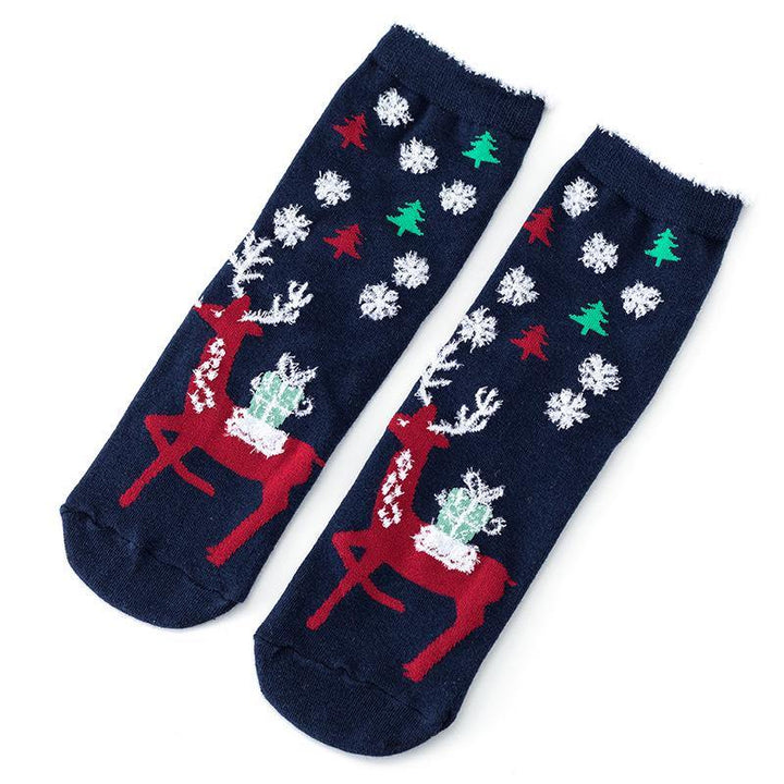 Mox Ins Style Santa Socks Winter Stockings for Unisex - FantaStreet