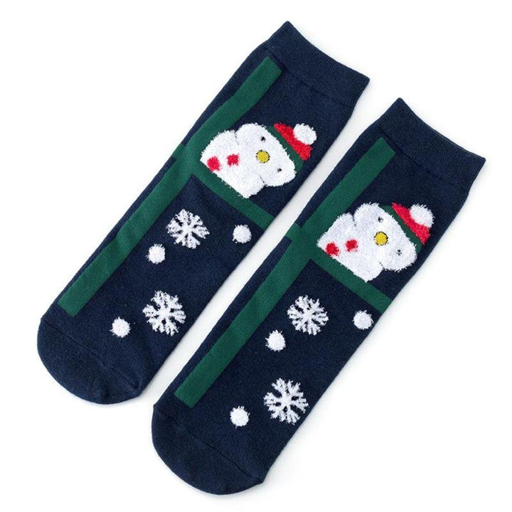 Mox Euro Style Santa Socks Winter Stockings for Unisex - FantaStreet