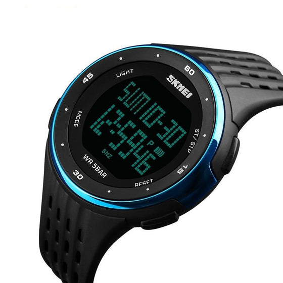 SKMEI 1219 Calendar Watch w/ LED Display & Chronograph - FantaStreet