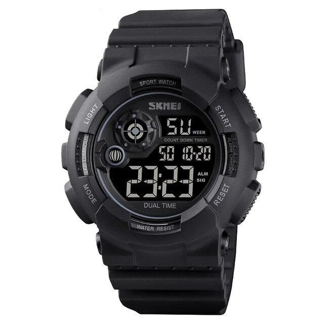 SKMEI 1583 Military Sports Watch for Men EL Light - FantaStreet