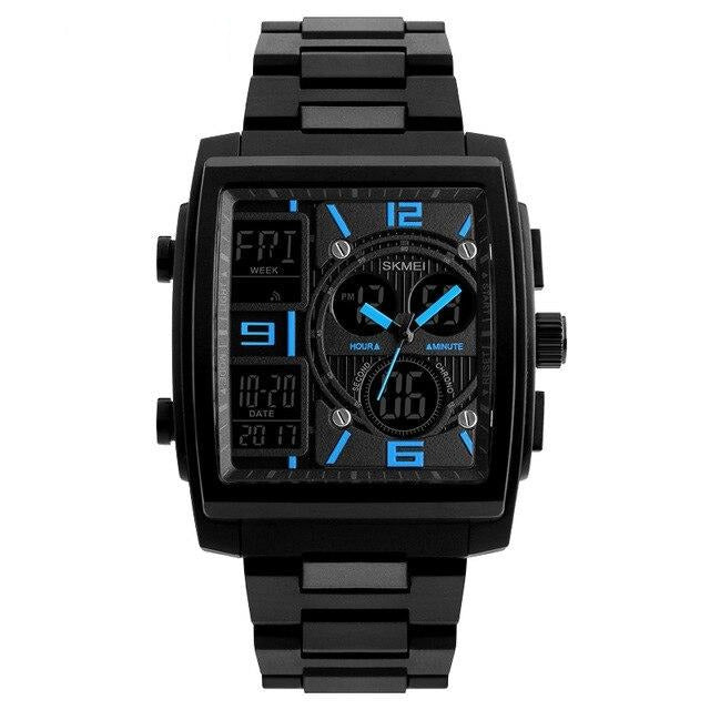 SKMEI 1274 Men's Ana Digi Watch Rectangle