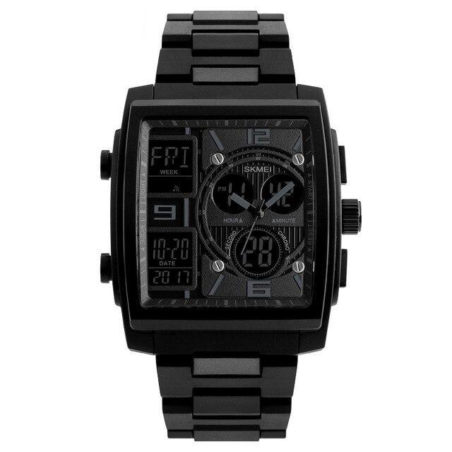 SKMEI 1274 Men's Ana Digi Watch Rectangle